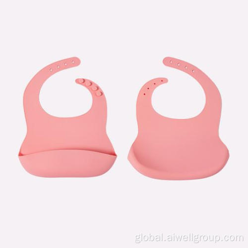 Bibs Silicone Pacifier Hot Sales Silicone Bib BPA Free Manufactory